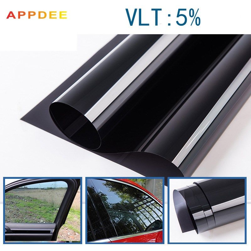 50x300CM/Lot Non-toxic Dark Black Car Window Tint Film Glass