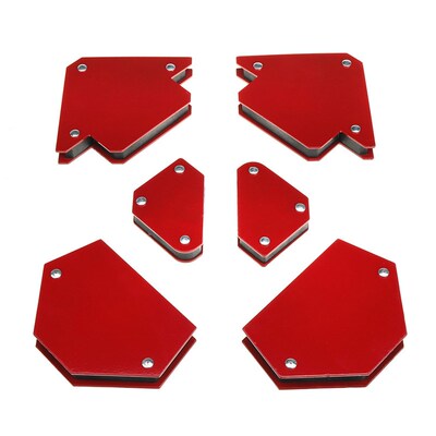 6pcs Triangle Welding Positioner Magnetic Fixed Angle Solde