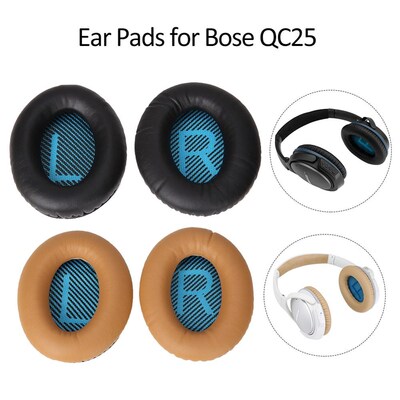 Hot 1Pair Replacement Ear Pads for Bose QC25 Headphones Lea