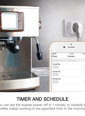 Remote Voice Control Power Monitor Timer Socket for Google