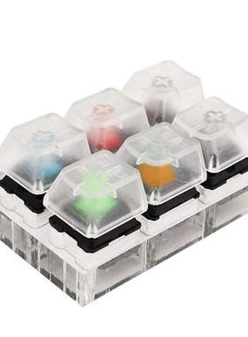 Mechanical Keyboard Clear Keycaps 6 Key Caps Swit6X Mechanic