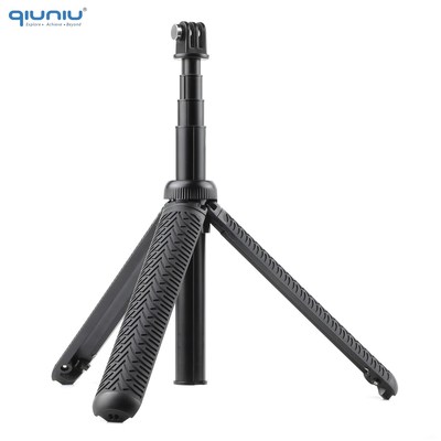 QIUNIU 3in1 Extendable Monopod Selfie Stick Grip Handle Tri