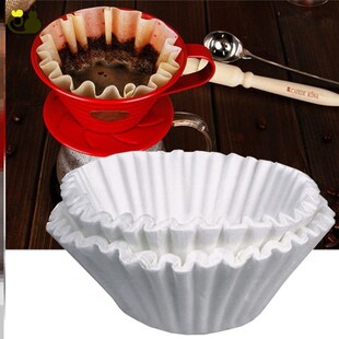 50pcs/Lot White Coffee Filters Single Serving Paper for Coff