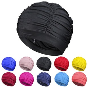 New Women Swimming Cap Girl Long Hair Bathing Swimming Caps