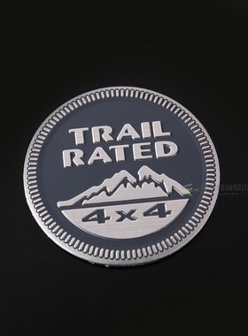 Car er 3D Emblem Trail Rated Badge Truck Parts 4 Colors  Jee