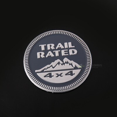 Car er 3D Emblem Trail Rated Badge Truck Parts 4 Colors  Jee