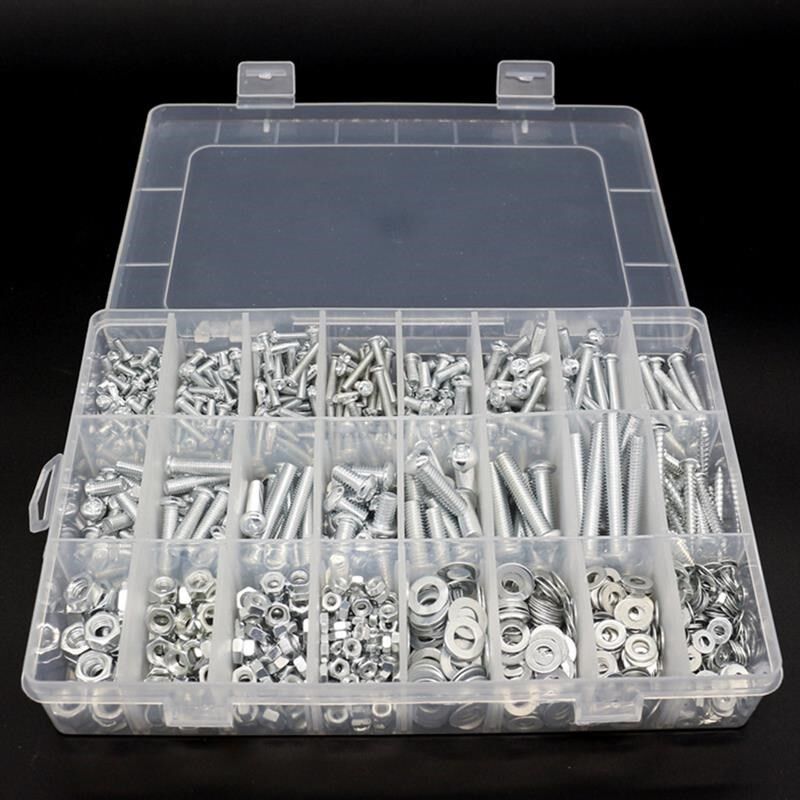 24 grid box with multipurpose pan head screws kit nut gasket