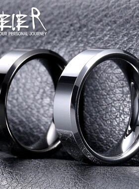 TungsTen gold ring for men simple personaliTy index finger s