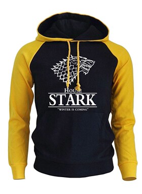 Game of Thrones Direwolf Men Hoodies Sweatshirt Hooded Tops