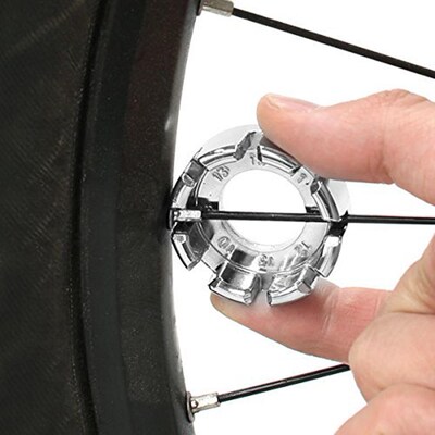 Portable Bike Bicycle Repair Adjustment Wheel Spoke Cap Rin