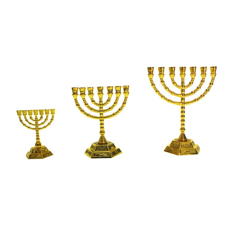 jewish orah candle-holders religions candelabra hanukkah can