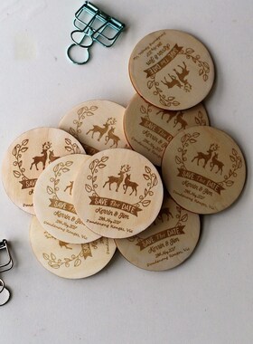 Rustic Love Deer Save the Date Magnets Wedding Favors Gift T