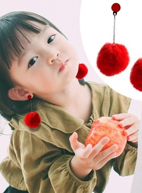 Cute Children's Earrings Earclip Eardrops Without Earholes