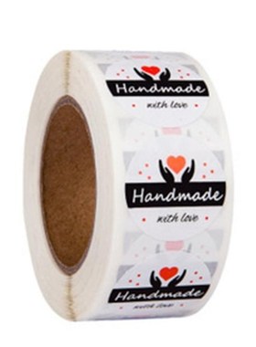 Roll Sealing Stickers Thank You Baking Handmade Crafts Coppe