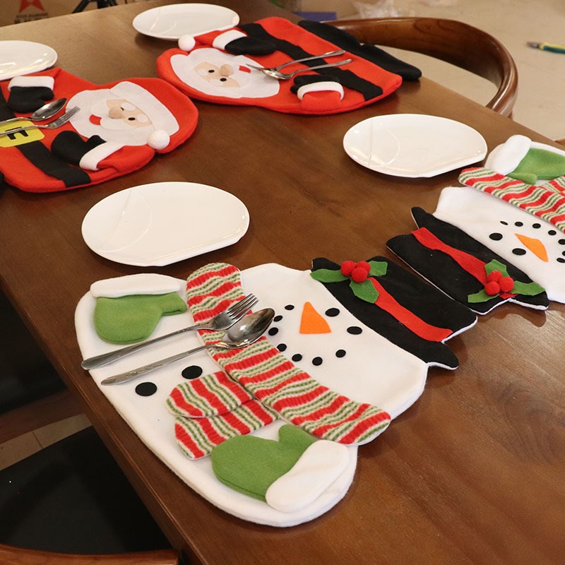 Christmas placemat desktop decoration Christmas decoration