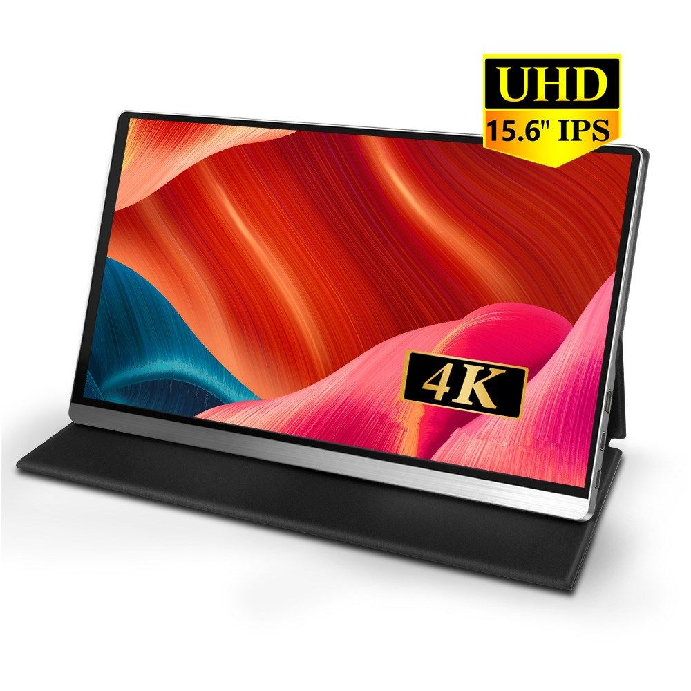 4K 15.6 ' IPS Screen Portable Monitor,Second Screen UHD Por