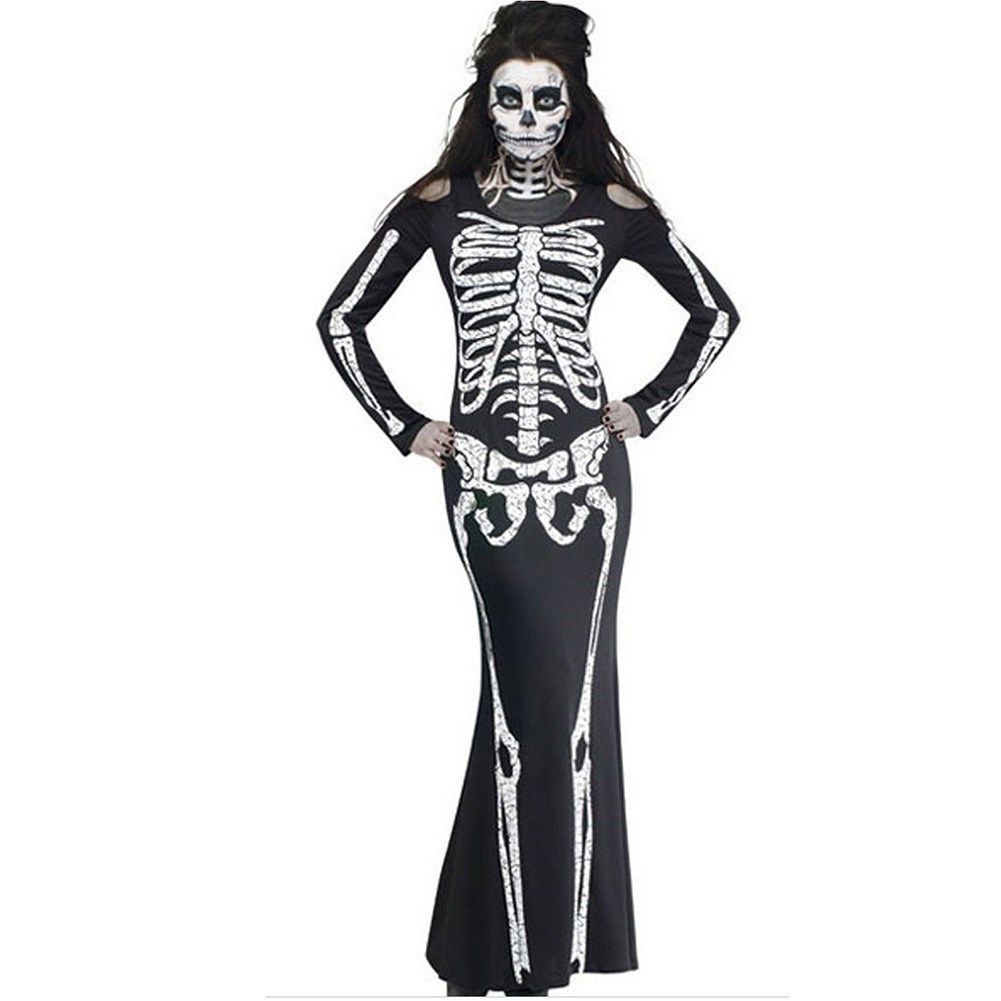 halloween cross bones skull costume party costume cosplay