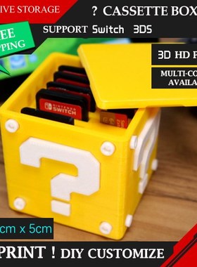 Customize Creative 3d Print Console Game Card Cassette Ques