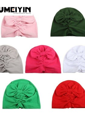 Exclusively for monochrome Indian hat children's ruffled bow