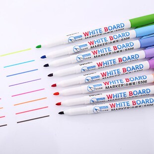 8 Colors Low-Odor Dry Erase Markers, Whiteboard Erasable Mar
