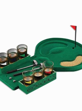 1 Set Mini Golf Drinking Game with 6 Shot Glass Party Toys N