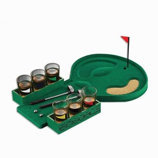 1 Set Mini Golf Drinking Game with 6 Shot Glass Party Toys N