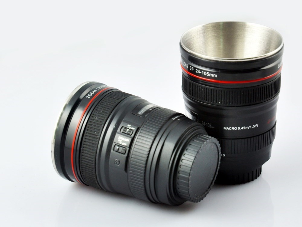 Lens Shaped EF 24～105mm Mini Cup Mug wine glass 1set(2pcs)