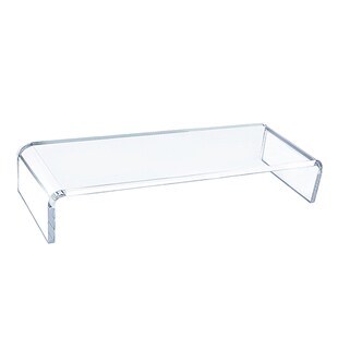 Acrylic Computer Monitor Riser Desktop Stand for Flat Scree