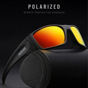 Sunglasses Runni Rectangular KDEAM Polarized Men Unisex for