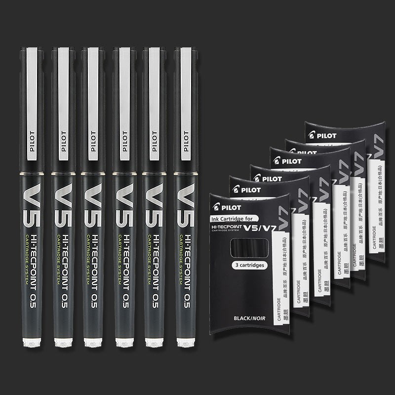 Pilot BXC-V5 BXC-V7 Gel Pen 0.5mm 0.7mm Hi-Tecpoint Ink Cart