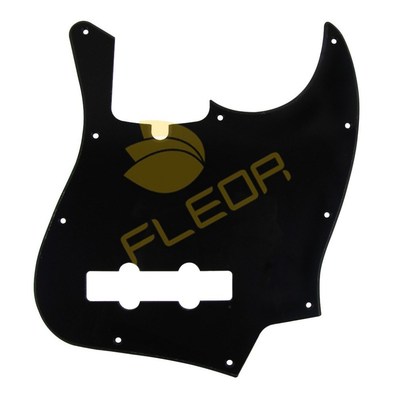 NEW 1Ply 10Holes Black Standard Bass Guitar Pickguard Jazz B