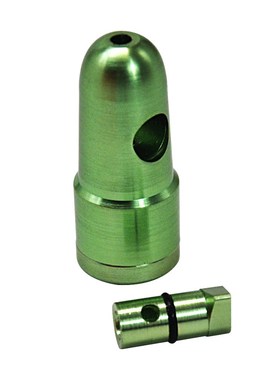 TOPPUFF Rocket Metal Snuff Bullet Sniffer Snorter Dispenser