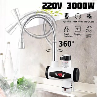 Electric Kitchen Water Heater Tap Instant Hot Water Faucet H