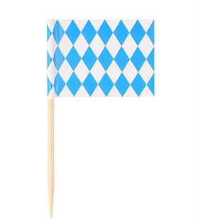 50pcs pack Oktoberfest Cocktail Picks Bavarian toothpick Fla