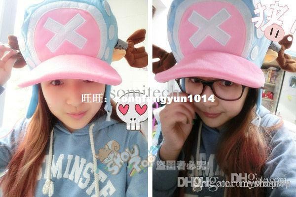 Wholesale-Anime One piece cosplay tony tony chopper plush ha