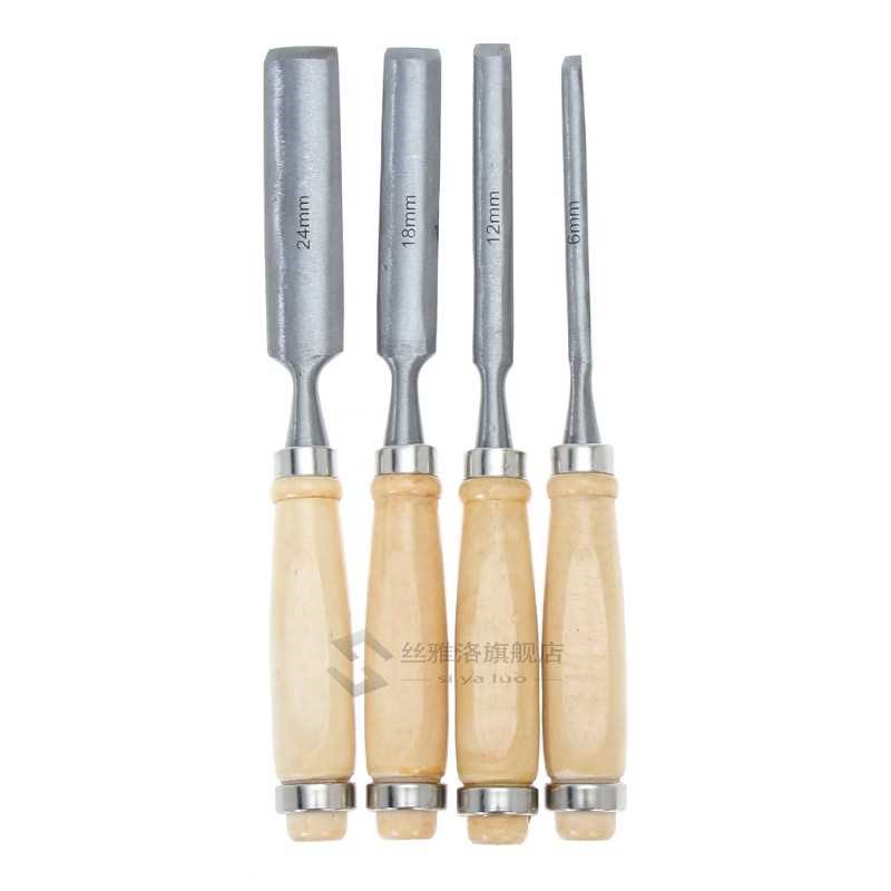 4Pcs Wood Carving Set Wood Gouge Chisels Tool Set Wood Worki