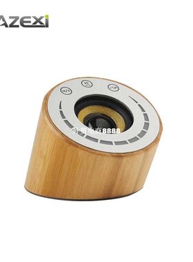 2018 New Wooden Angular Surface Bluetooth speaker with MIC 3