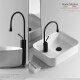 Basin High Faucets Black Bathroom Mixer Luxury Sink Quality