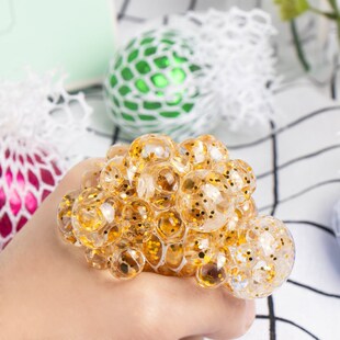 Vent toys stress relief grape ball pinching children's stres
