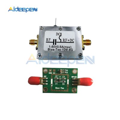 DC 1 50V Bias Tee 10MHz 6GHz RF Blocker Low Noise Amplifier