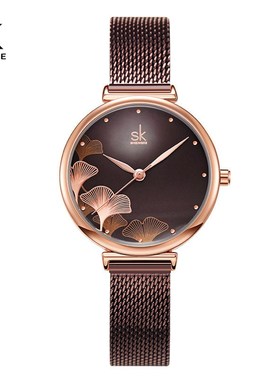 Shengke New Design Women Watches Elegant 32 MM Dial Blue Me