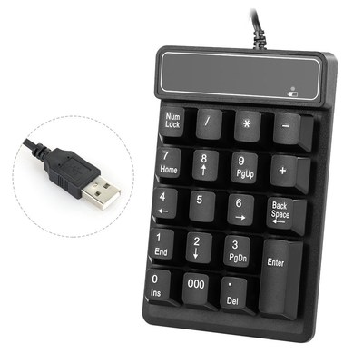 USB Wired Numeric Keypad Mechanical Feel Number Pad Keyboard