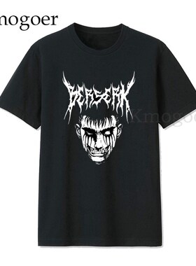 2019 Men's Dark Berserk Anime Shirt Male Short Sleeved Mang