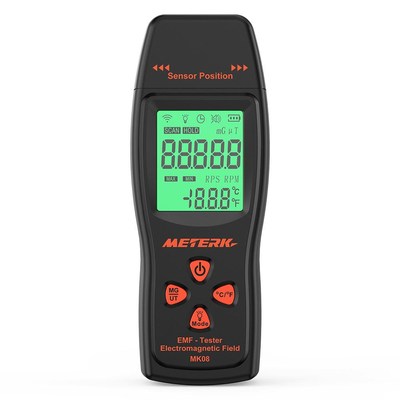 Meterk Handheld Mini Digital Radiation Dosimeter LCD EMF De