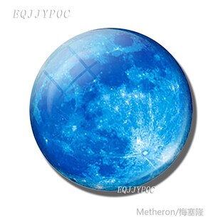 Luminous Planet Moon Stars Fridge Magnet Nebula Galaxy niver