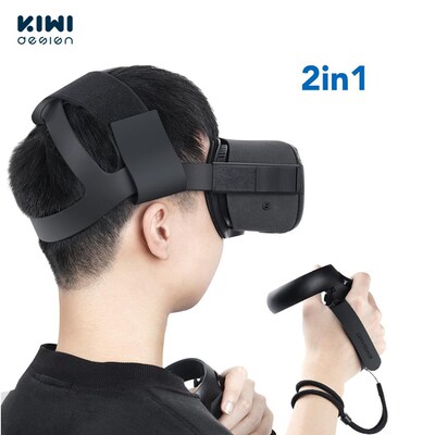 Oculus Quest Headband strap with 1 Pair Knuckle Strap for O