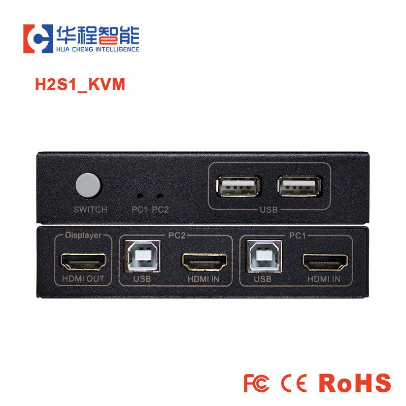 HDMI USB KVM Switch Ultra HD HDMI Video Switcher KVM H2 2 i