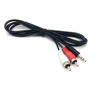 NEW HOT SALES 3.5mm 1/8'' Jack Mini plug TO 2 Male Stereo P