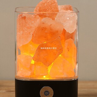 Salt Lamp Himalayan Crystal Salt Stone Lamp Negative Ion Air