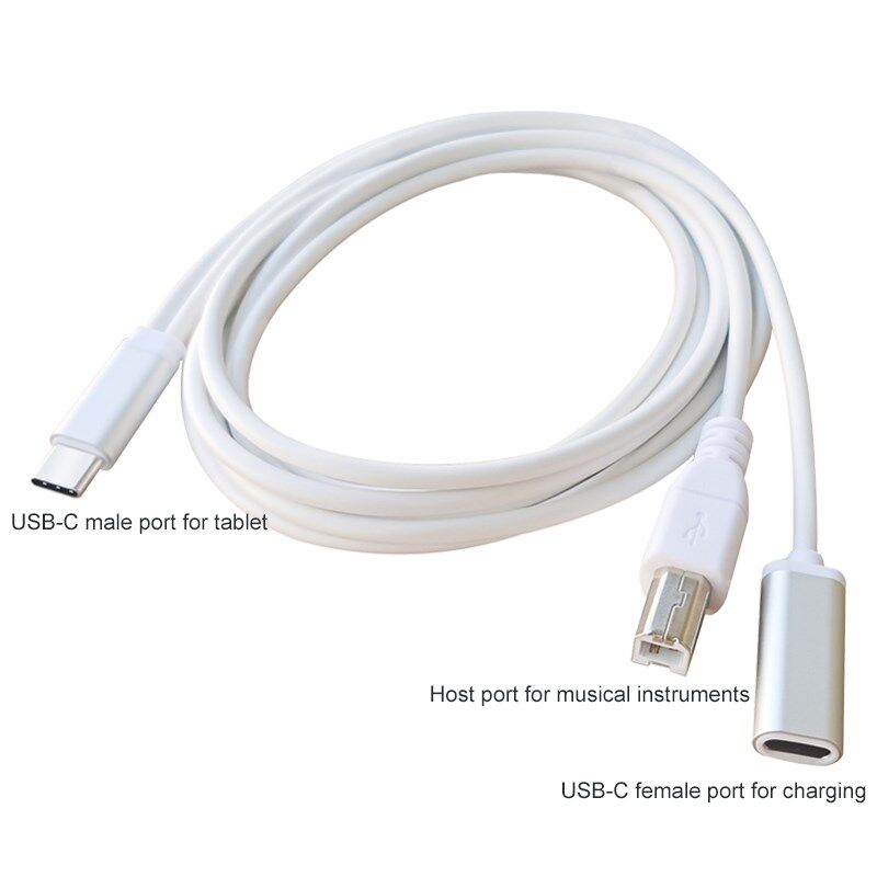 1 meter USB C to host MIDI cable type c to female usbc inte